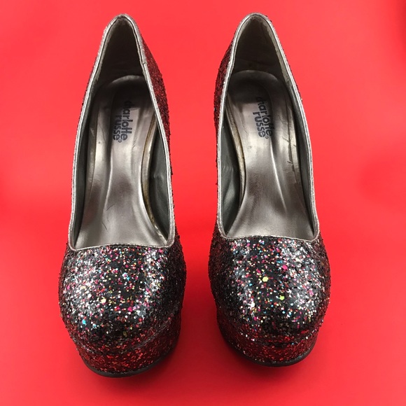 Charlotte Russe Sequins Heels - Picture 3 of 8